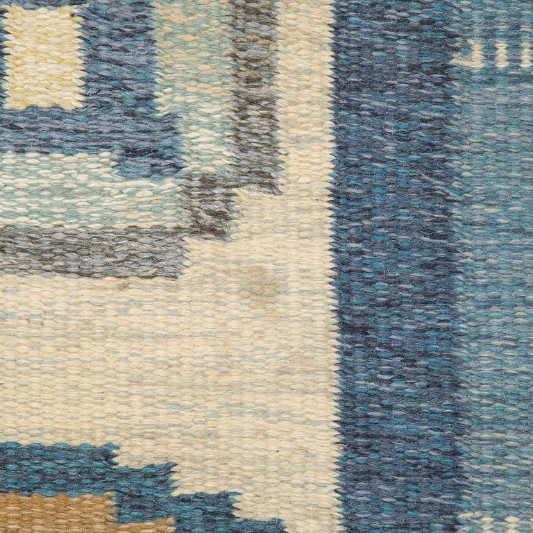 Ingegerd Silow, Matta, rölakan, ca 227-229 x 166,5-168 cm, signerad IS.