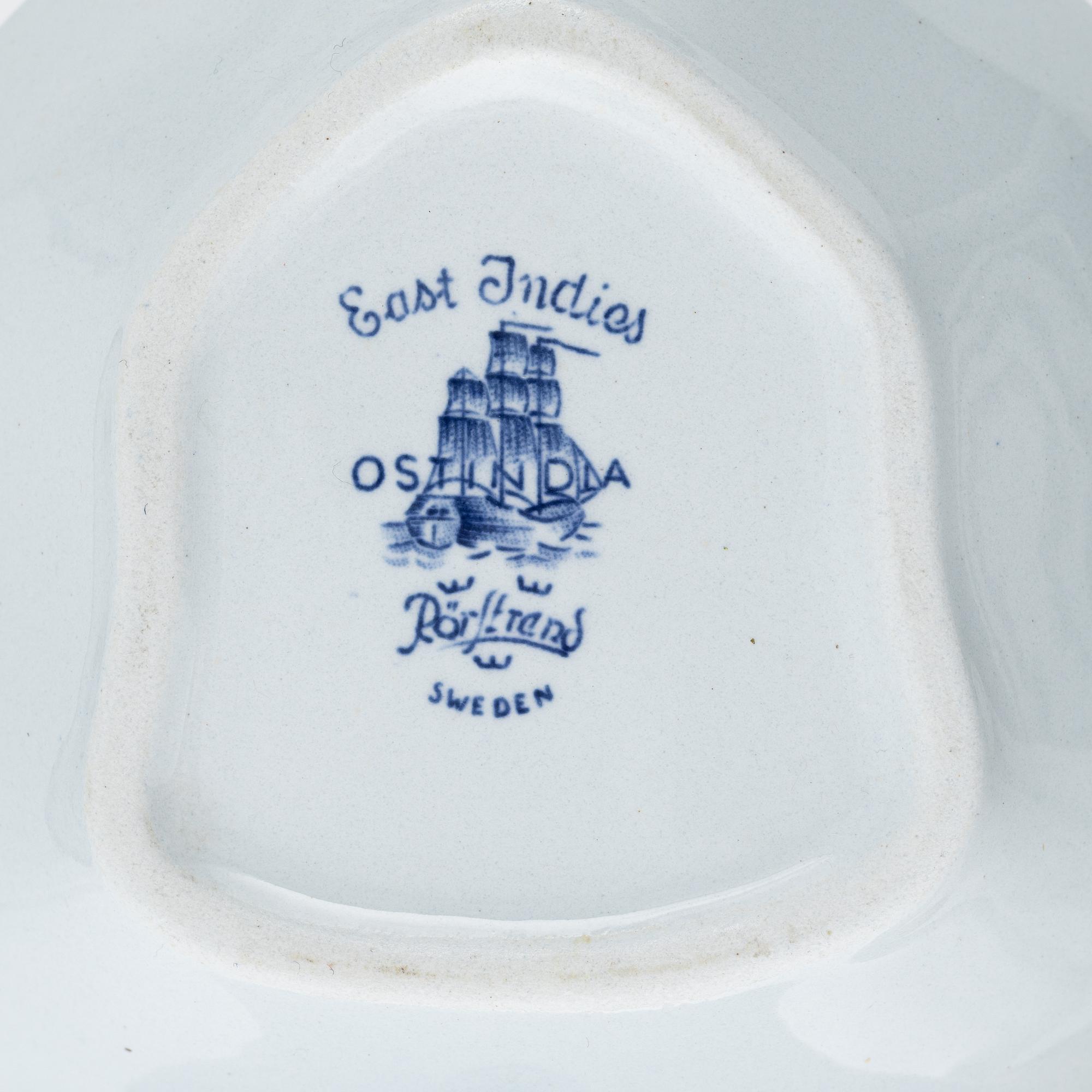 Servis, 87 delar, porslin, "Ostindia", Rörstrand.