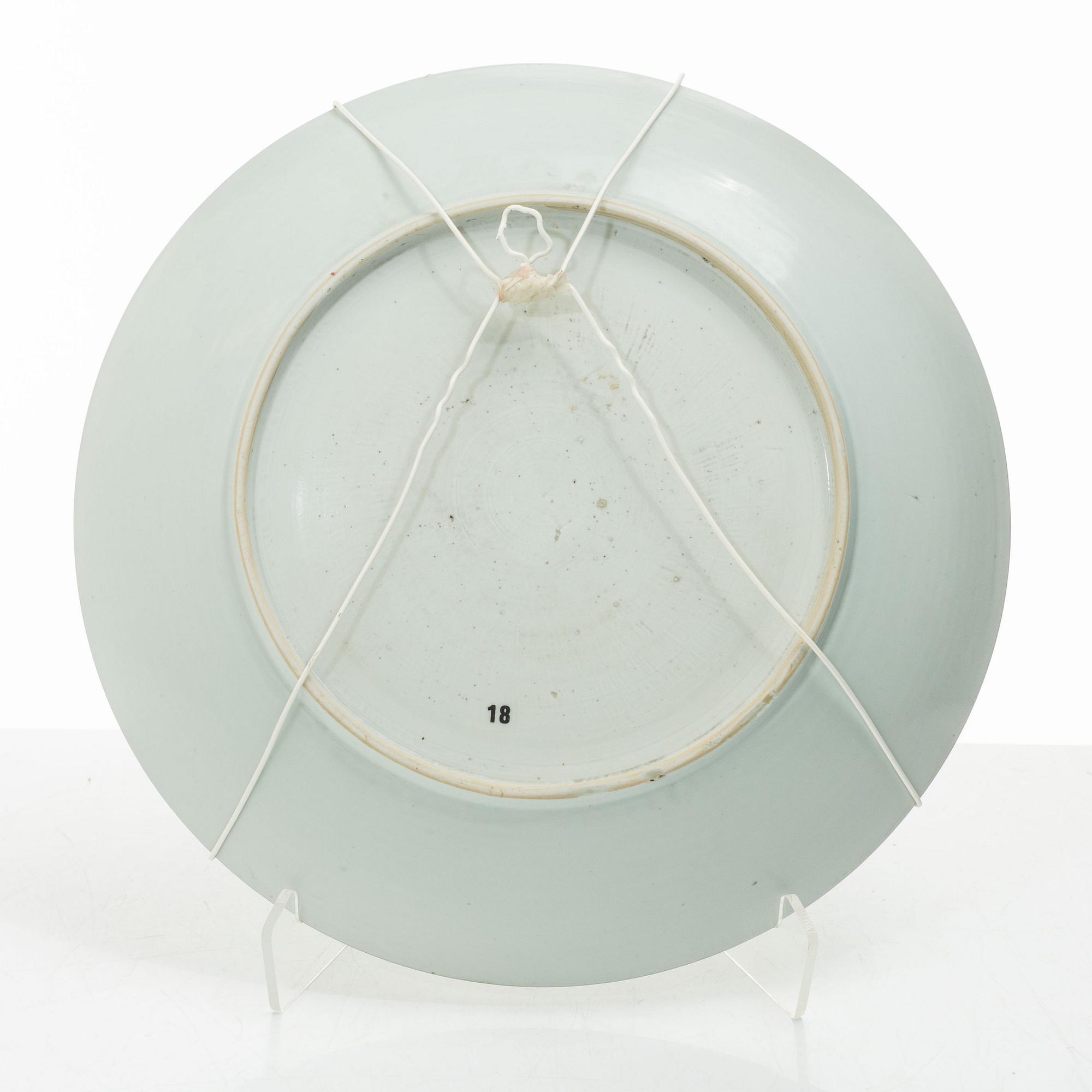 Fat, kompaniporslin, Kina, Qingdynastin, Qianlong (1736-95).