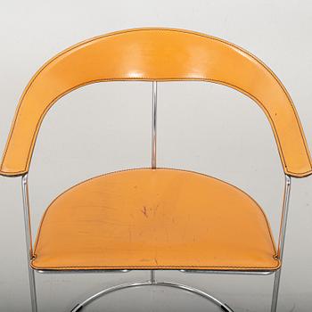 A SET OF SIX ARMCHAIRS BY ARRBEN ITALY.