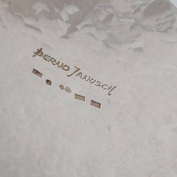 Bernd Janusch, Vase, sterling silver, Rosa Taikon Janusch, Stockholm, 1980.