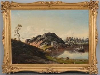 Johan Knutson, LANDSCAPE FROM PORVOO.