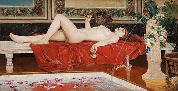 609. Georg Pauli, "Romerskt bad"/"Odalisk" (The Roman Bath/Odalisque).