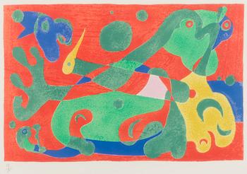 Joan Miró, from the series "Ubu Roi" (King Ubu).