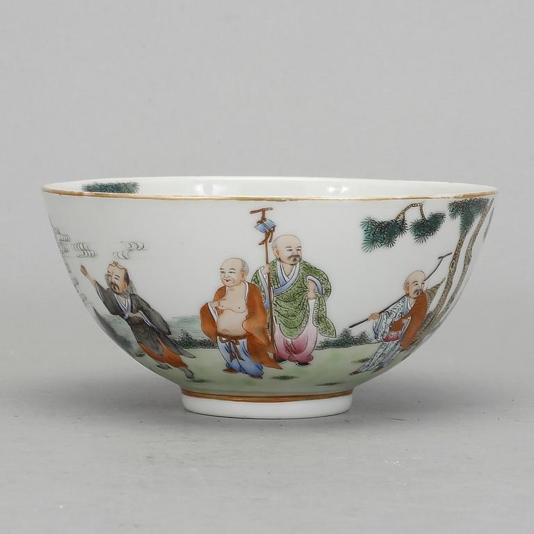 SKÅL, porslin, Kina, 1900-tal.