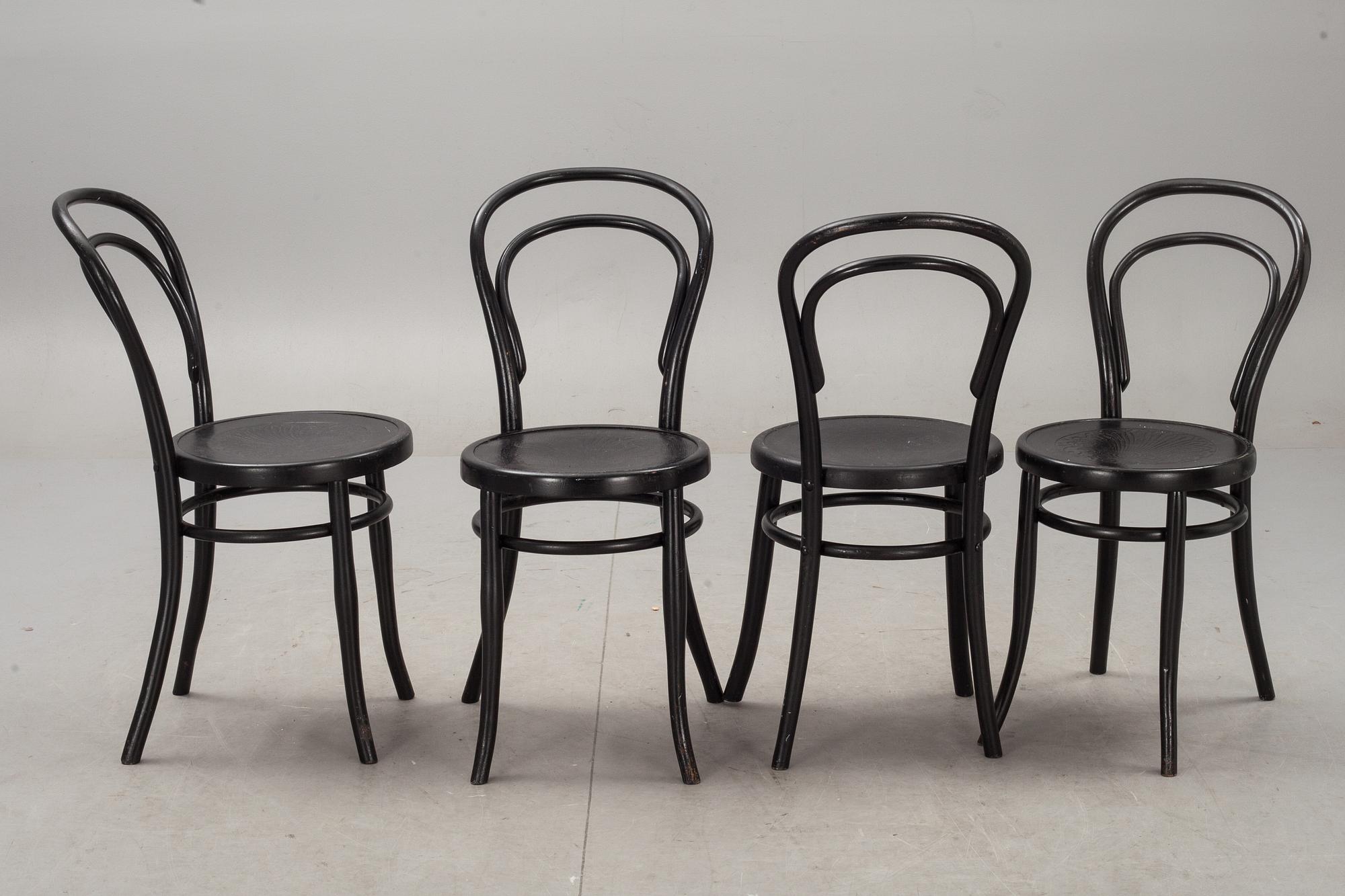 STOLAR, 4 st, Thonettyp, 1900-talets första hälft.