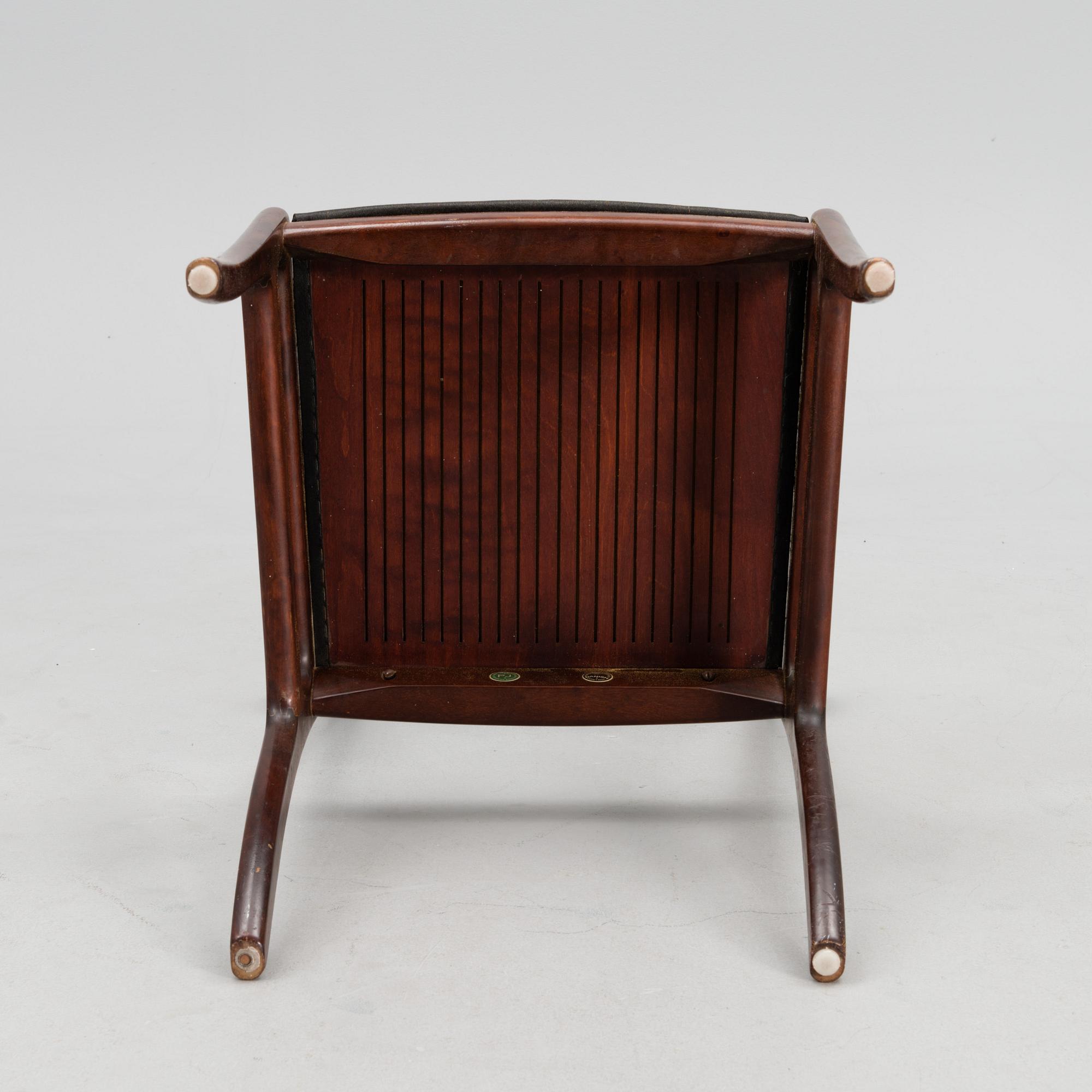 A mid-20th century Danish 'Rungstedlund chair' for Poul Jeppesen.