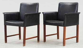 KARMSTOLAR, ett par, Hans Olsen, CS Möbler, 1960-tal.