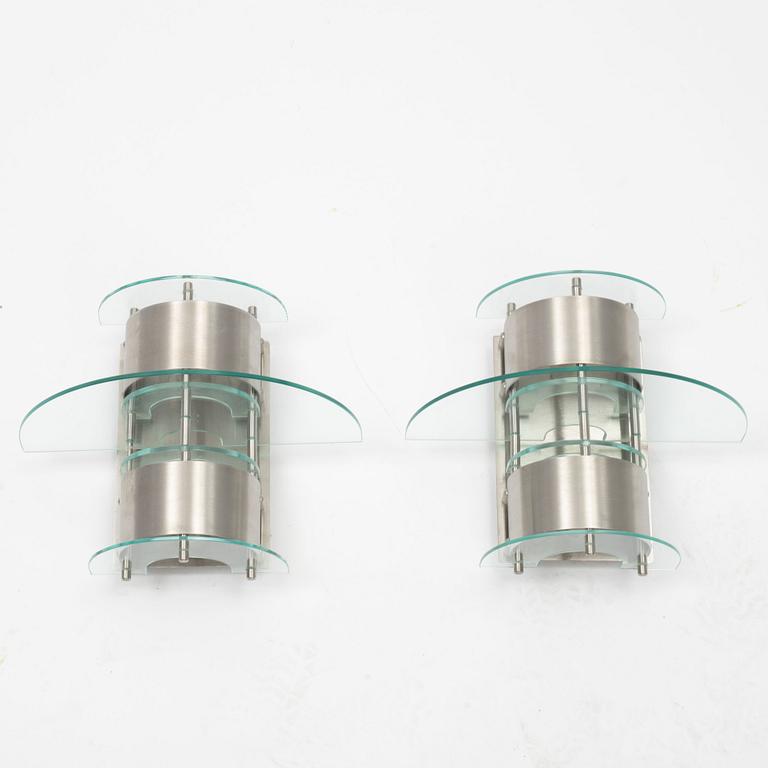 Louis Poulsen, a pair of model 'Mini Corona' wall lamps, Denmark.