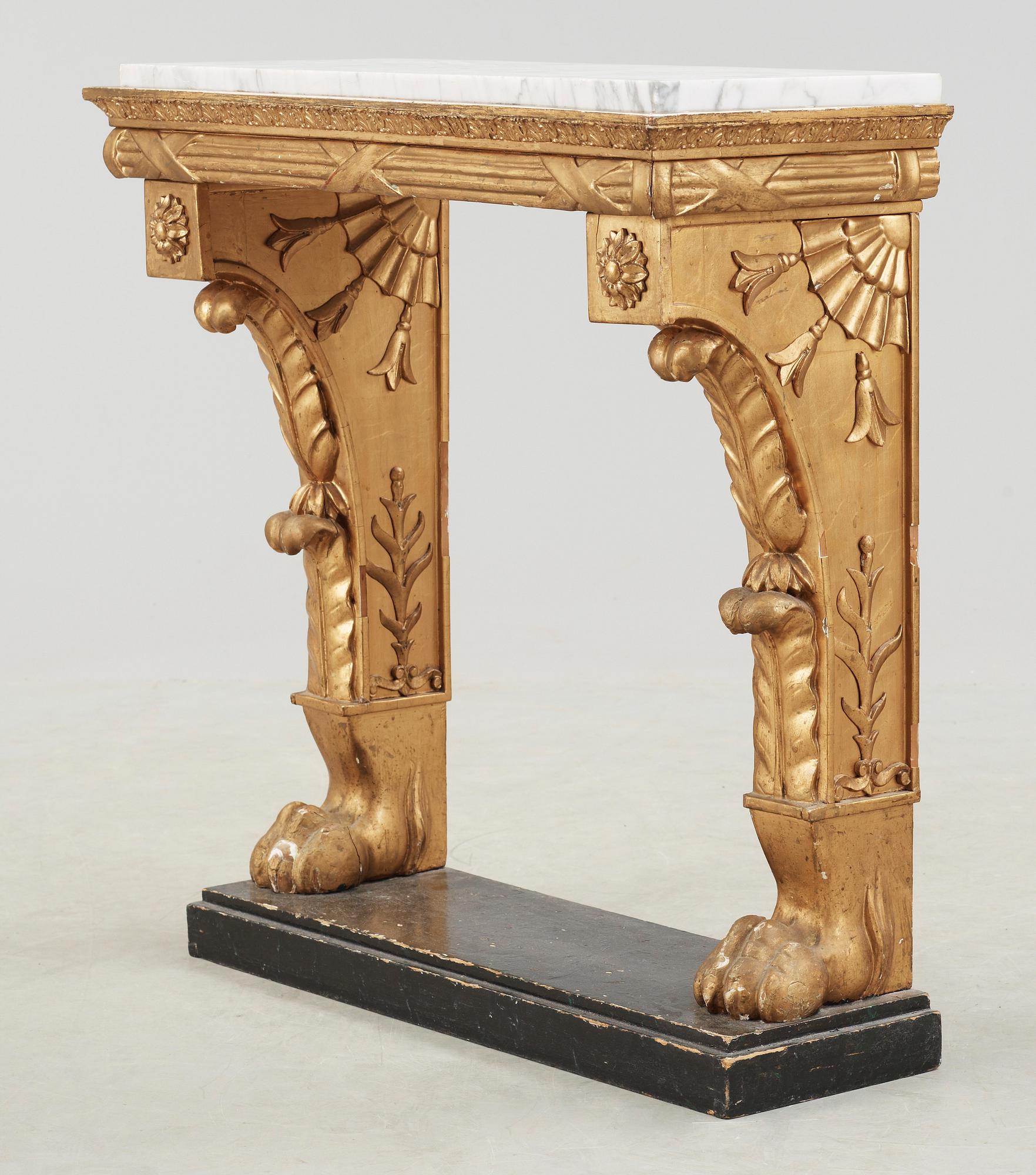 KONSOLBORD, empire, 1820-tal.