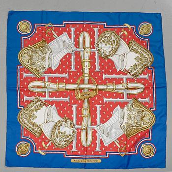 Hermès · SCARF, "Selles a Housse", Hermès.