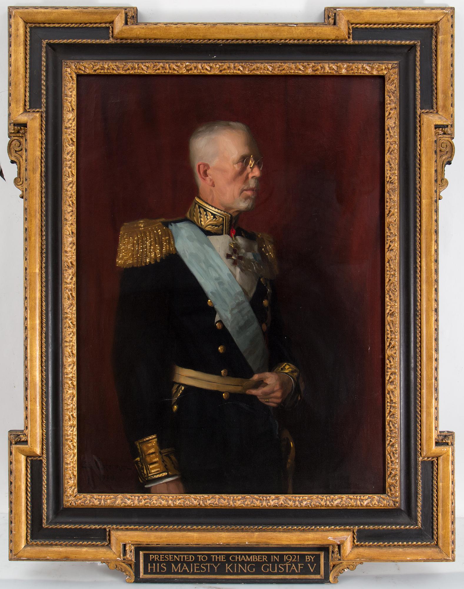 EMIL ÖSTERMAN, oil on canvas, signed and dated 1920.