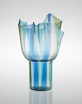 A Timo Sarpaneva 'Blossom' glass vase, Venini, Murano, Italy.