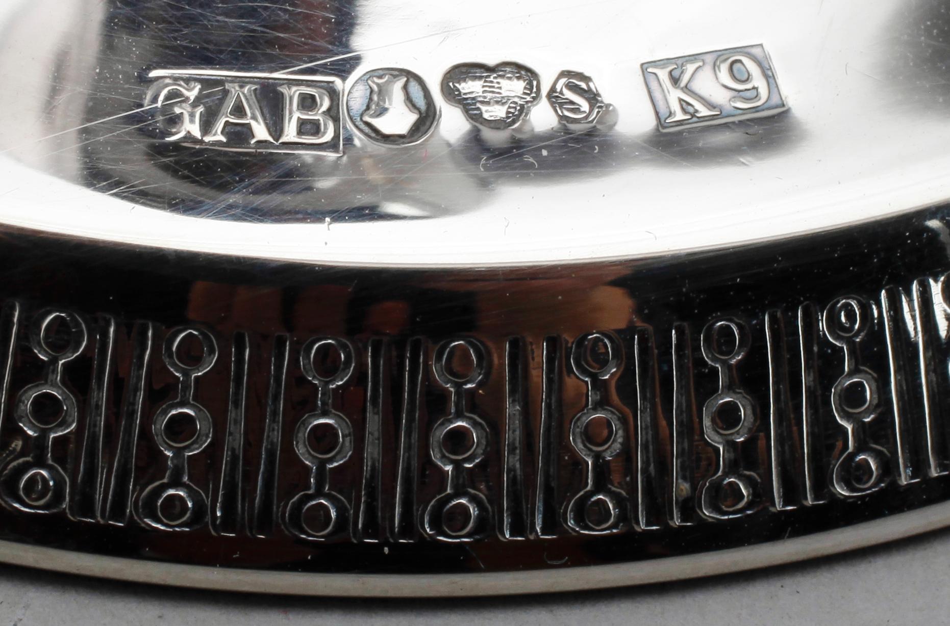 LJUSSTAKAR, 3 par, silver, GAB, K&EC och CG Hallberg, 1954, 1959 och 1960.