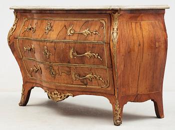 A Swedish Rococo commode by L. Nordin, not signed.