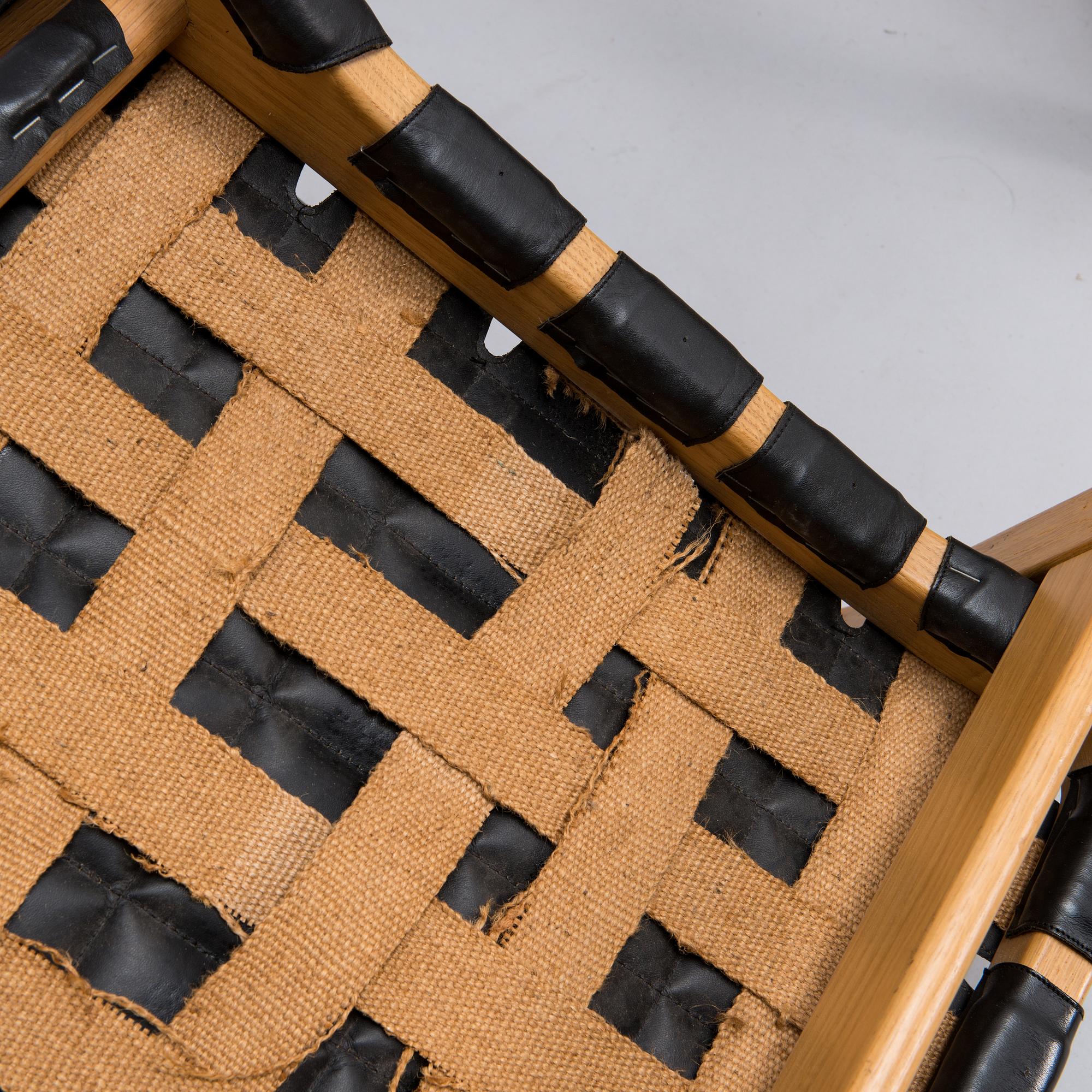 ALVAR AALTO, four late-20th-century '45' armchairs for Artek.