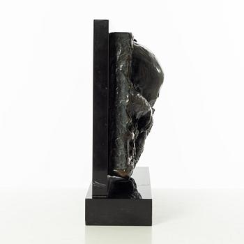 Gudmar Olovson, relief/sculpture. Signed. Numbered. Foundry mark. Bronze, total height 29 cm, length 24 cm.