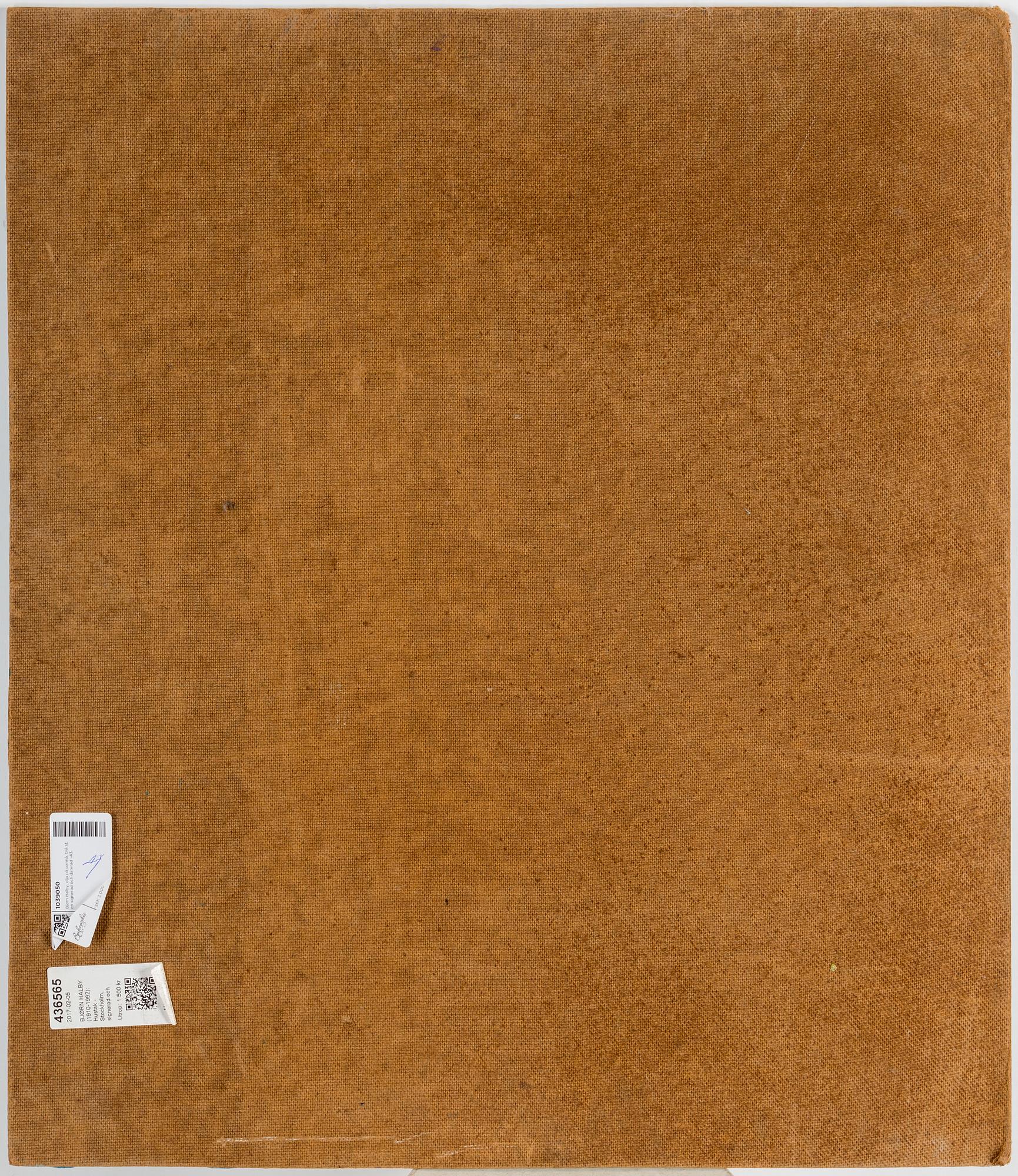 BJØRN HALBY, two oilpaintings on panel, one signed and dated -43.