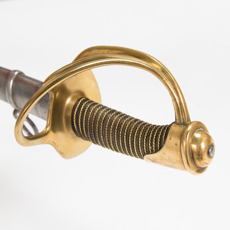 A French cavalry sabre model 1822.