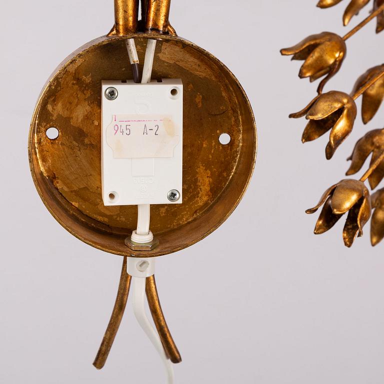 Vägglampa "Pioggia D'Oro" Hans Kögl, Italien, 1970-tal.