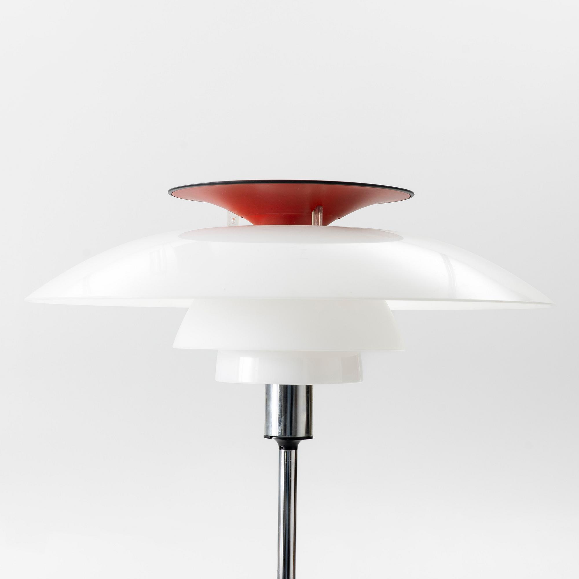 Poul Henningsen, a 'PH-80' floor lamp, Louis Poulsen, Denmark.