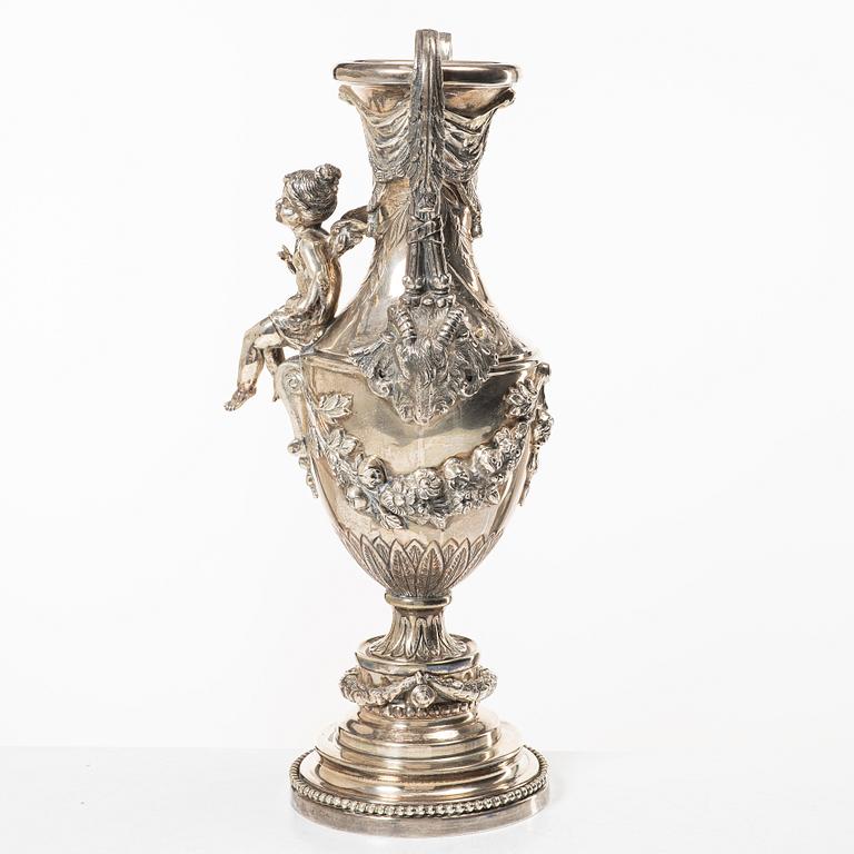 Lale Silverware & Co Ltd, hänkelvas, sterlingsilver, Istanbul, Turkiet, 1900-tal.