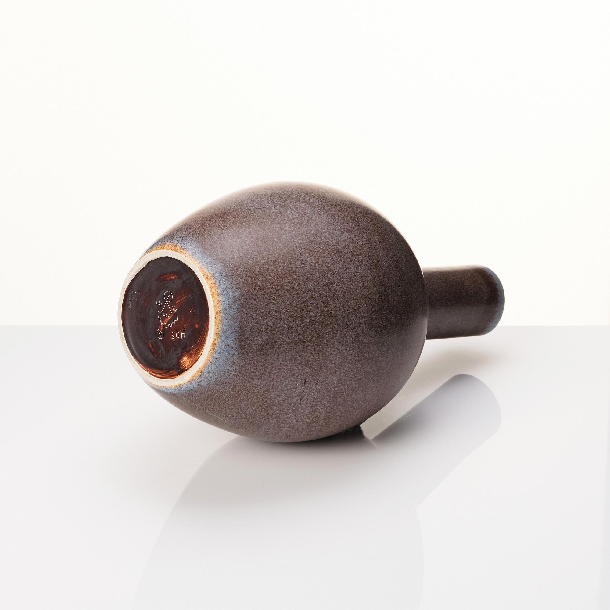 Carl-Harry Stålhane, a stoneware vase, Rörstrand, Sweden 1950-60s.