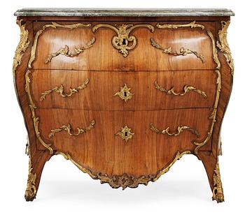 496. A Swedish Rococo commode by L. Nordin.