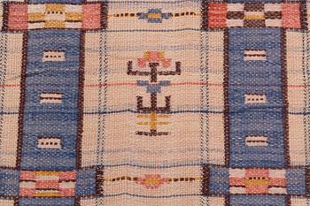 Märtha Gahn, draperi, slätväv, ca 235 x 140 cm, Sverige 1930-1940-tal.