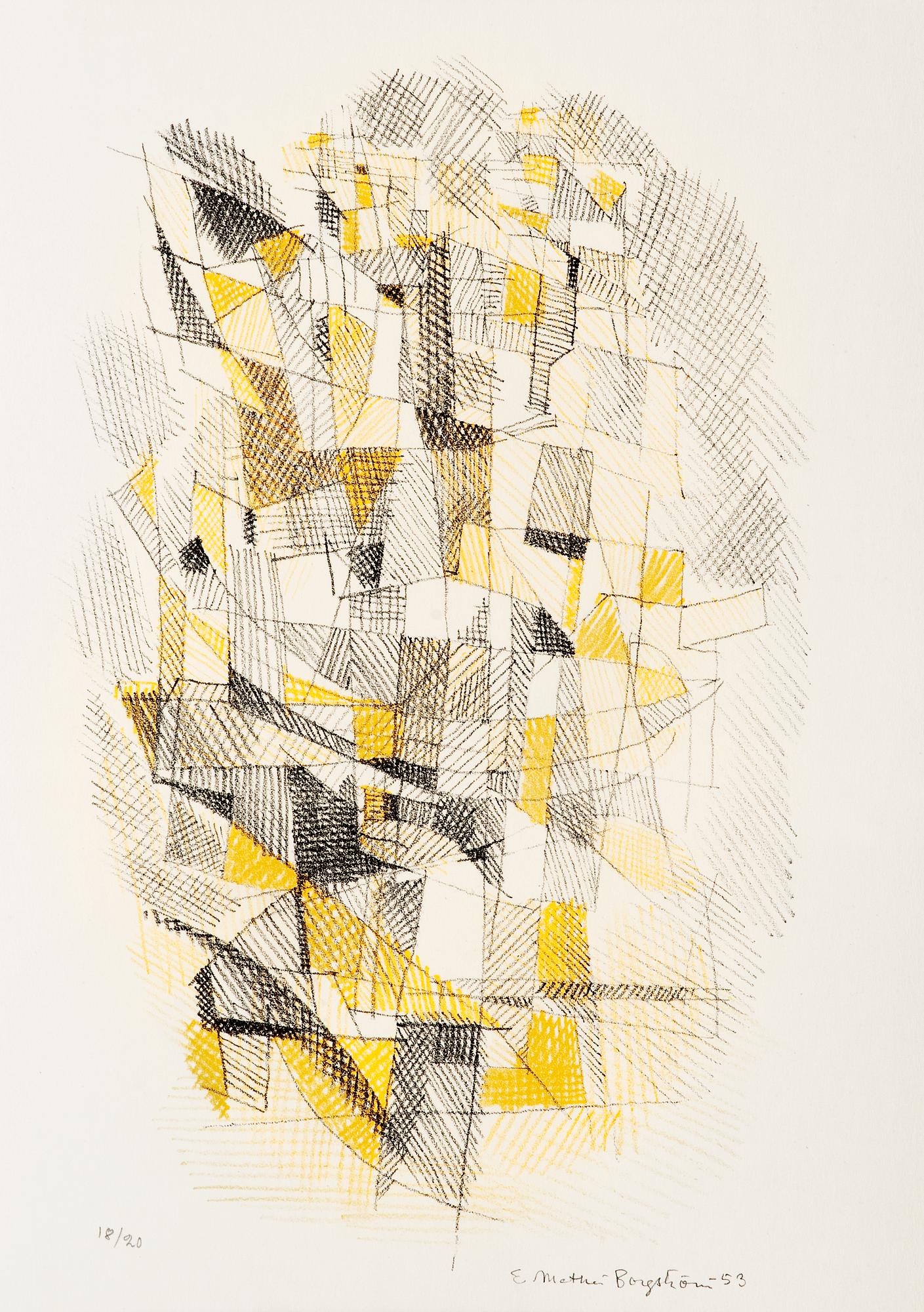 Ernst Mether-Borgström, KOMPOSITION. (Finland) 1917-1996.