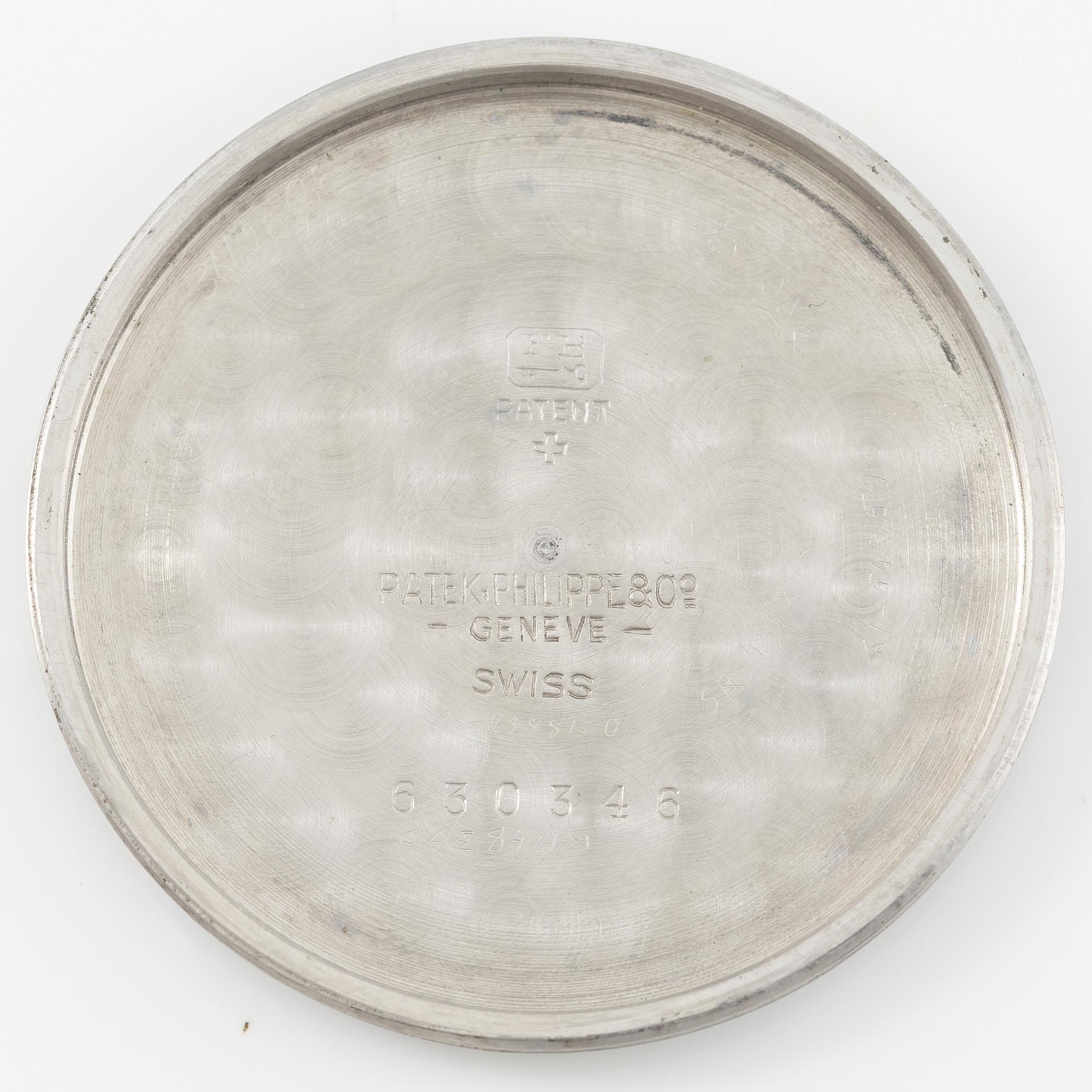 Patek Philippe & Co, "565 Steel", "Sector Dial", ca 1943.