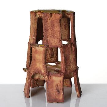 Anders Bruno Liljefors, A sand cast stoneware sculpture, Gustavsberg studio, Sweden probably 1950s.