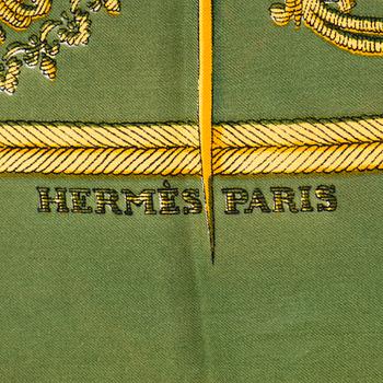 Hermès, A 'Les Armes des Paris' scarf.