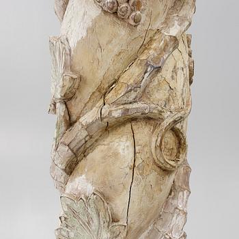 Kolonner, ett par, Angloindiska, omkring 1900.