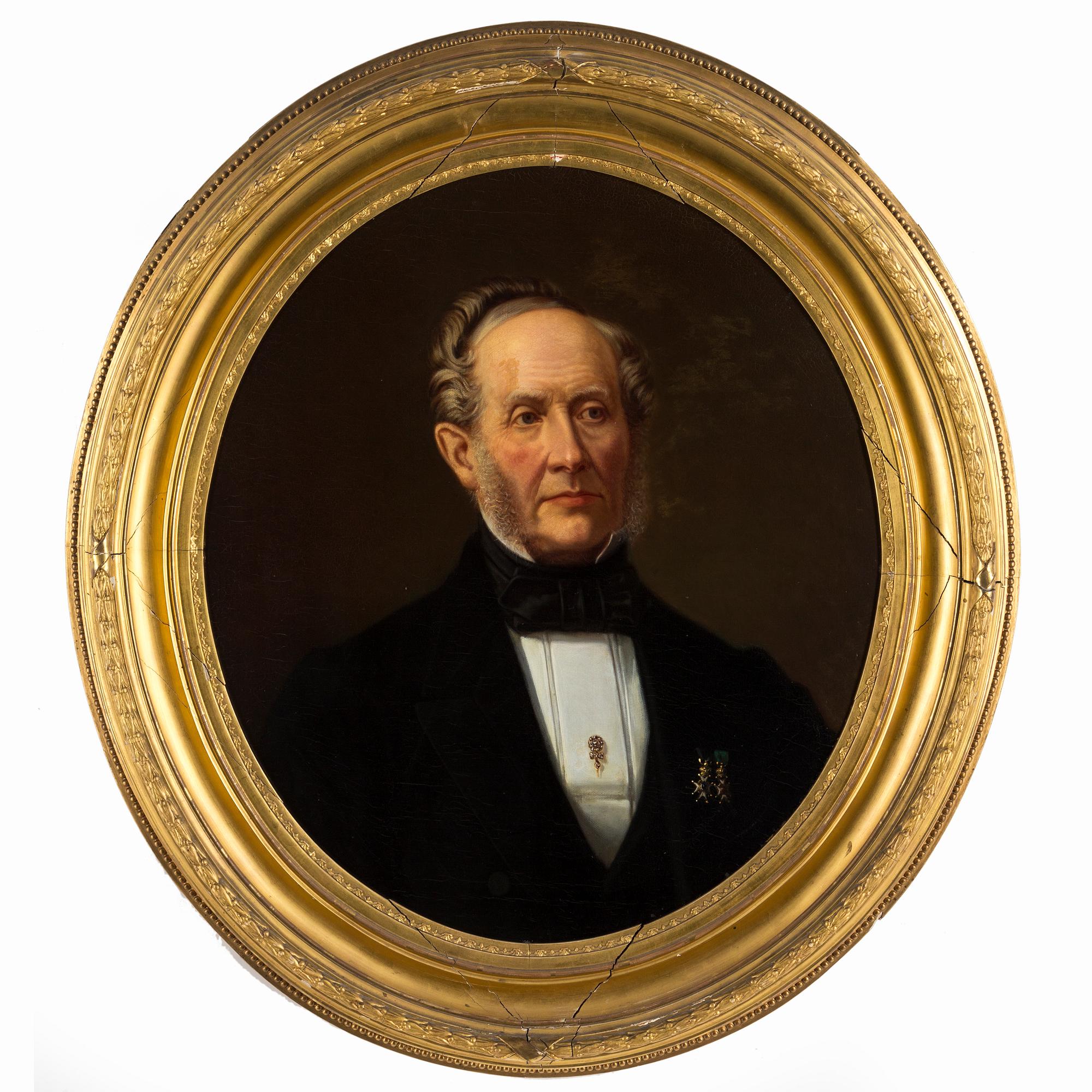 HILDA LINDGREN, a pair. Oil on canvas, signerad and dated 1867.