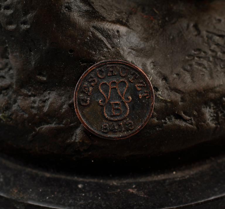 SKULPTUR, brons, 1900-/2000-tal.