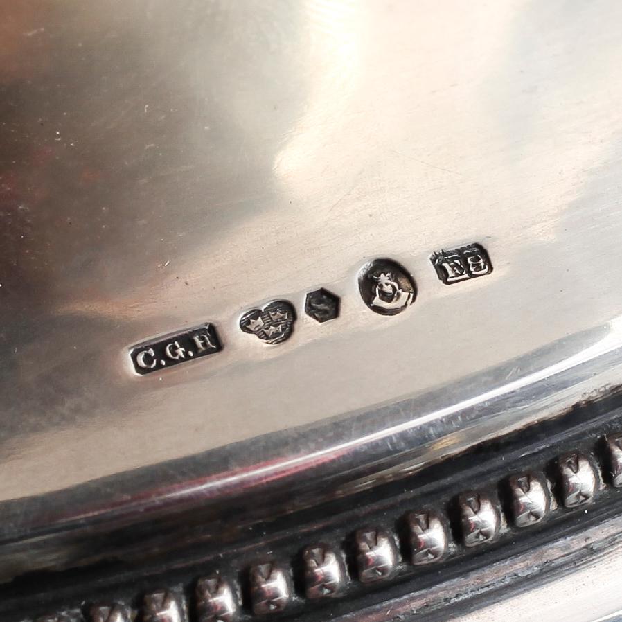 BÅLSKÅL, silver, C G Hallberg, Stockholm 1931. Total vikt 1579 g.