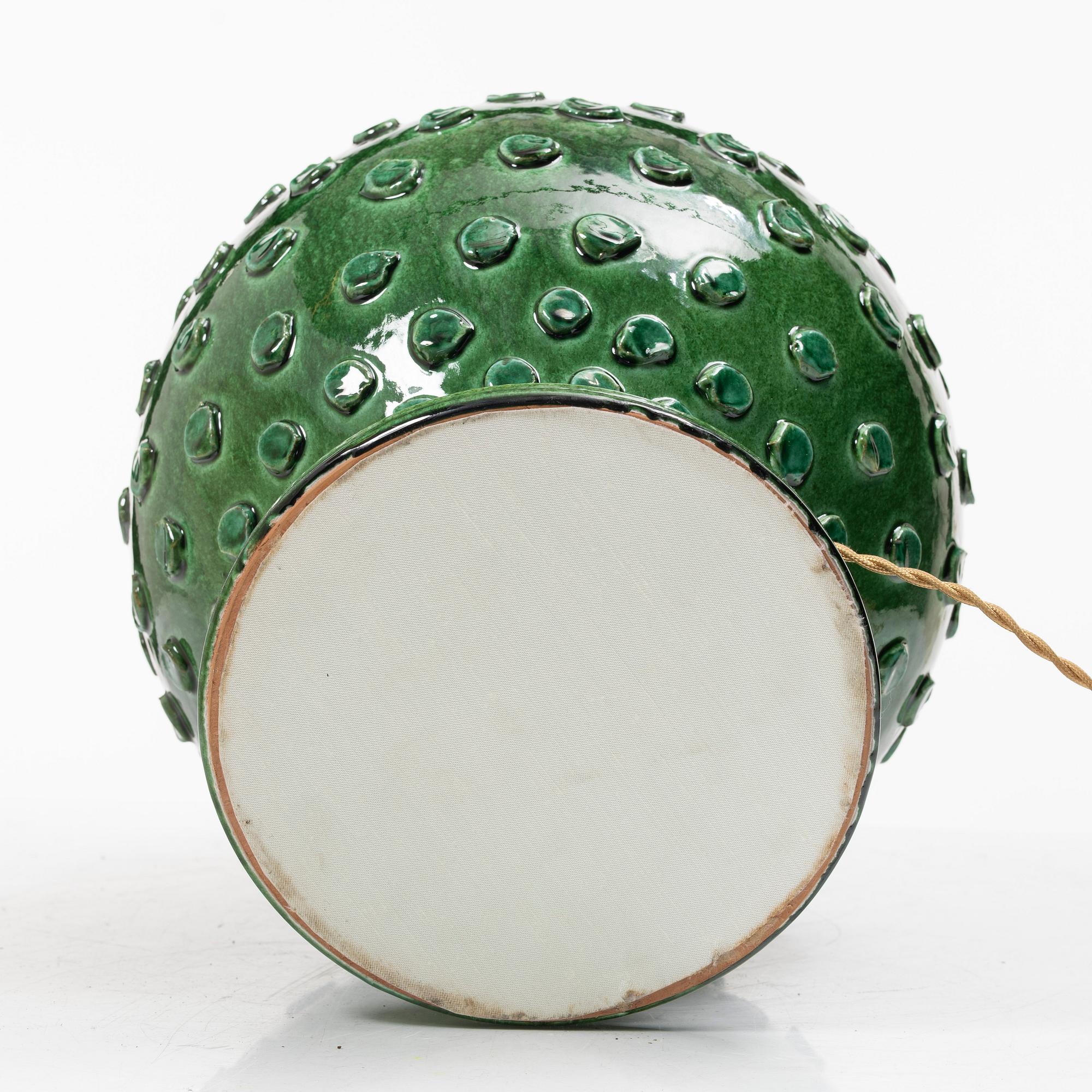 A table lamp, Ceramica ND Dolfi, Italy, contemporary production.