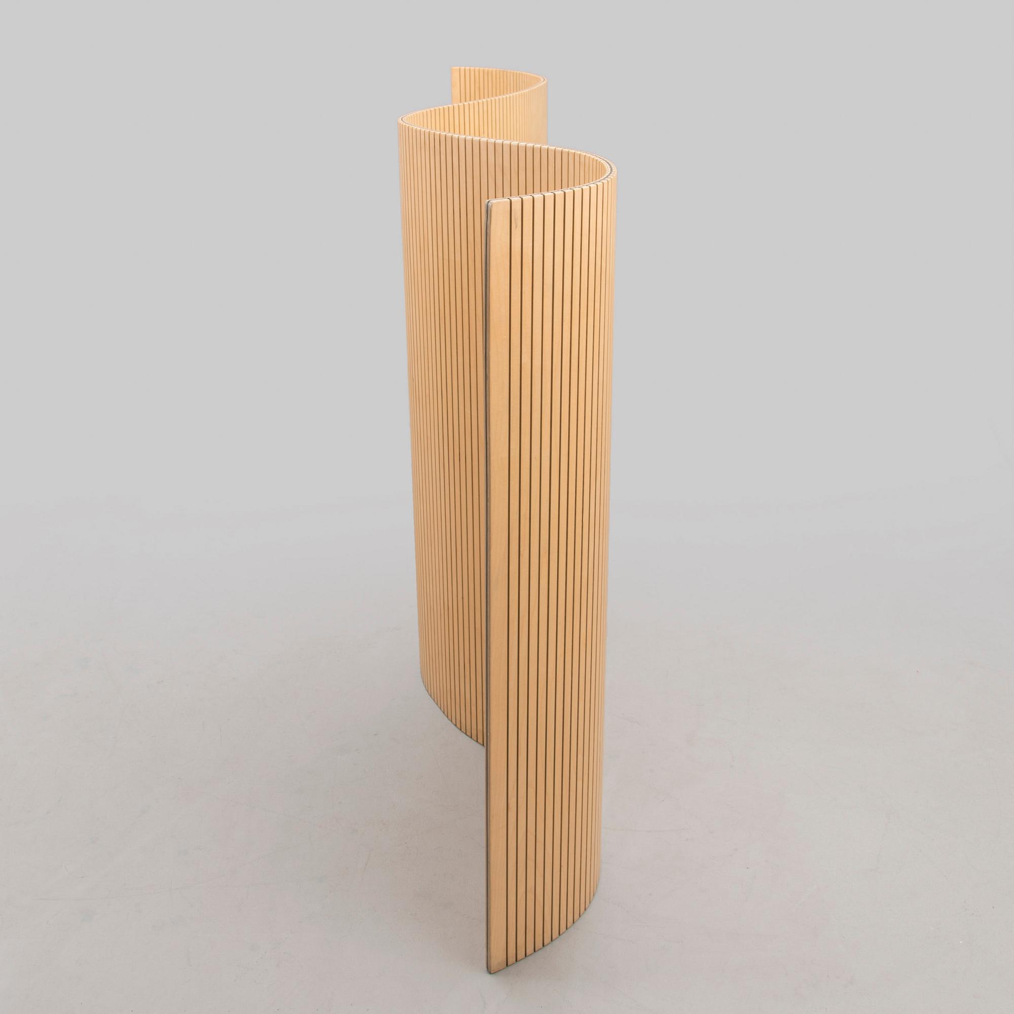 A Silva Plywood Partition Wall /Screen by Catalink Oy, Finland.