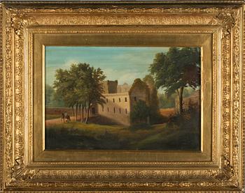 OKÄND KONSTNÄR, olja på duk, 1800-tal.