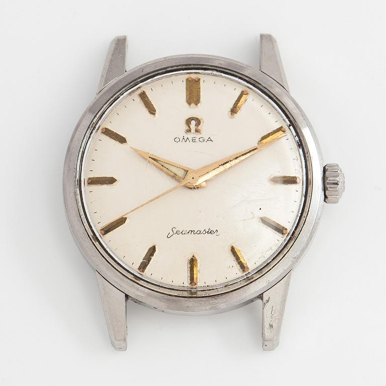 Omega, Seamaster, 35 mm, steel, manual, acrylic glass.