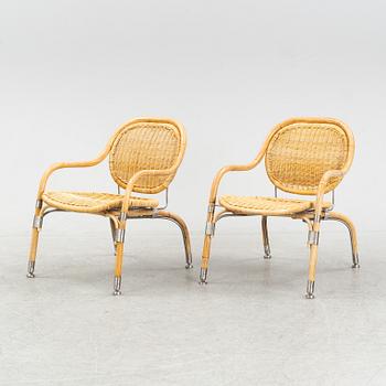 Mats Theselius, a pair of "Nätön" armchairs, IKEA PS, 2000s.