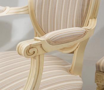 MATGRUPP, 13 delar, gustaviansk stil, 1900-talets andra hälft.