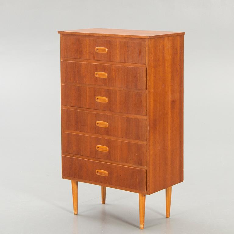 Byrå, teak, 1960-tal.