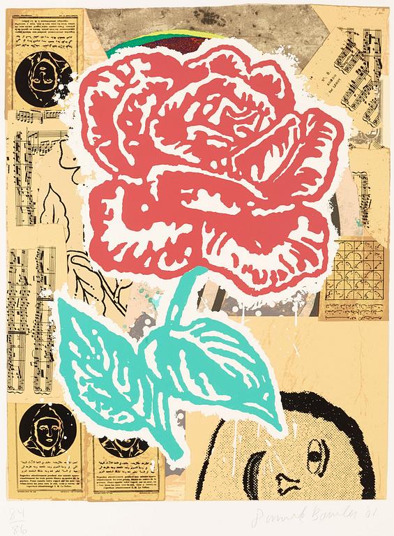 Donald Baechler, "Flower", ur: "Some of my subjects".