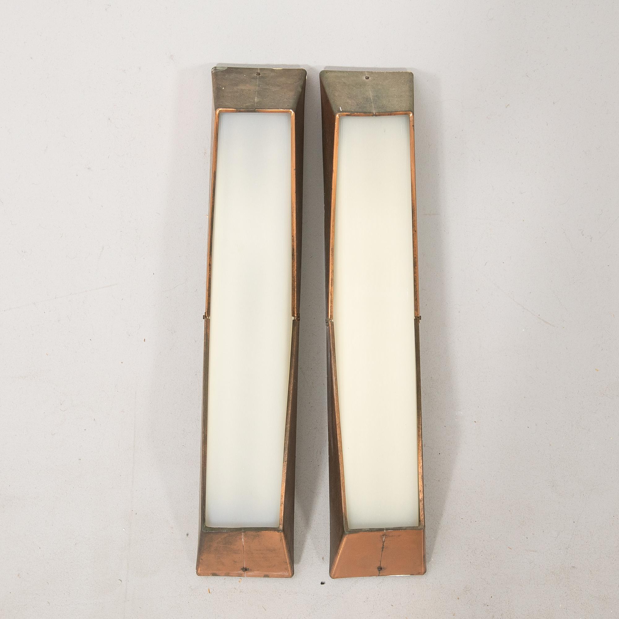 Ceiling/Wall lamps a pair 1960s/70s.