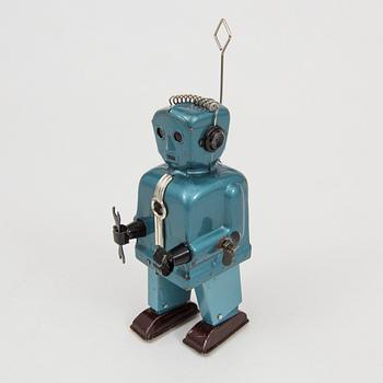 A tinplate Nomura Toys "Ratchet Robot" designed by George Wagner, Japan, 1950s.