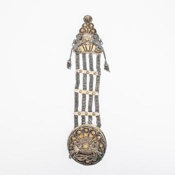 Decoration, Russia, silver/brass.