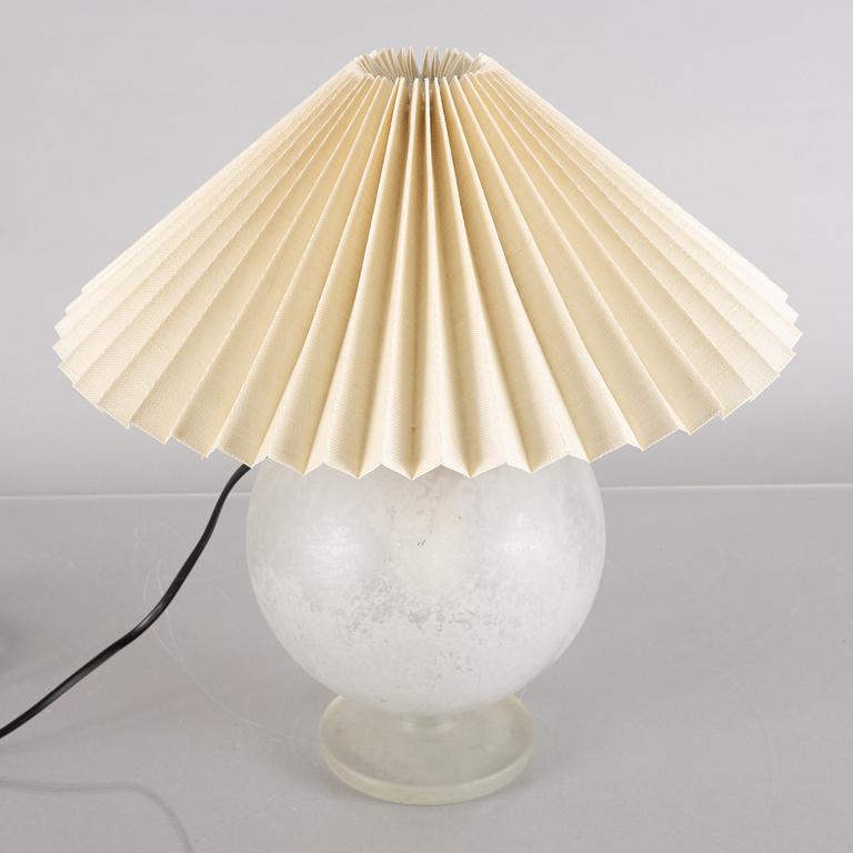 Gunnar & Ulla Eklöf, table lamp, Corona Belysningskultur, 1940s-30s.