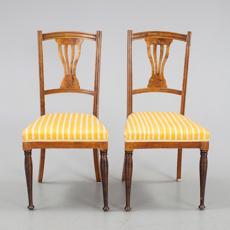 STOLAR, ett par, Biedermeier 1800-talets andra hälft.
